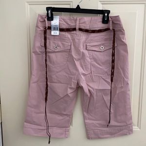 Pink long shorts. Brand new with tags. Petite 14